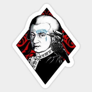 Wolfgang Amadeus Mozart Sticker